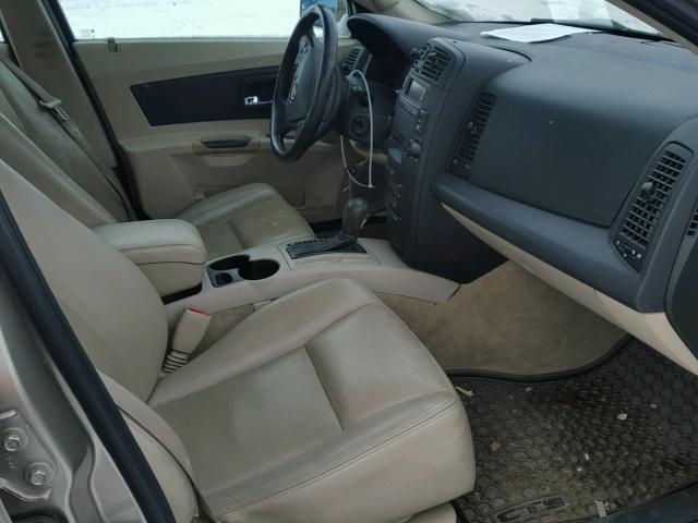 1G6DM577740101051 - 2004 CADILLAC CTS TAN photo 5