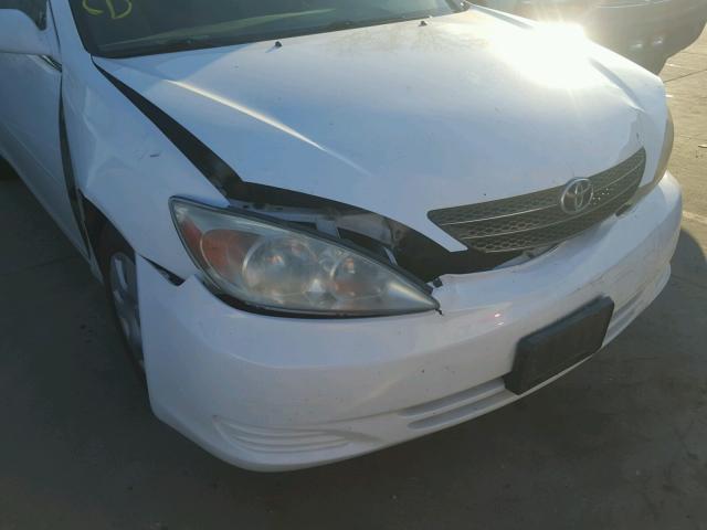 4T1BE32K43U207851 - 2003 TOYOTA CAMRY LE WHITE photo 9