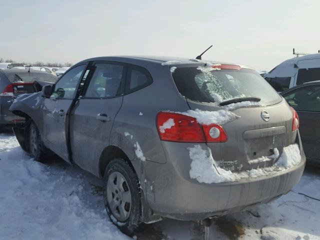 JN8AS58V29W188708 - 2009 NISSAN ROGUE S GRAY photo 3