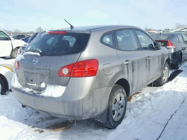 JN8AS58V29W188708 - 2009 NISSAN ROGUE S GRAY photo 4