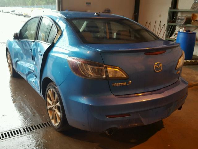 JM1BL1S55A1271629 - 2010 MAZDA 3 S BLUE photo 3