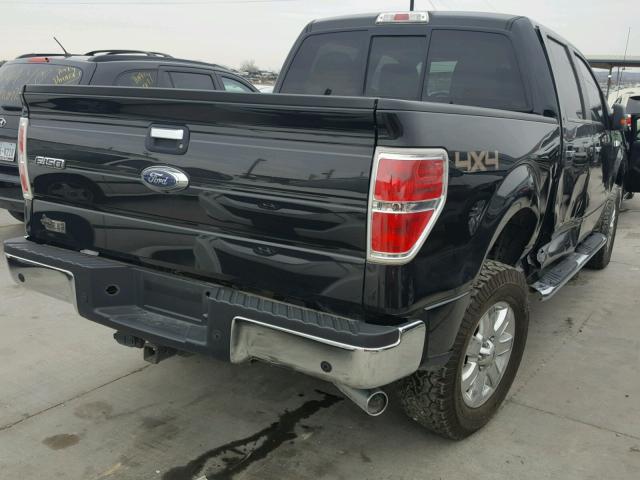 1FTFW1ET3EFB98188 - 2014 FORD F150 SUPER BLACK photo 4