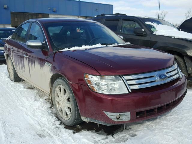 1FAHP25W18G152059 - 2008 FORD TAURUS LIM BURGUNDY photo 1