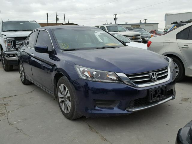 1HGCR2F31FA022125 - 2015 HONDA ACCORD LX BLUE photo 1