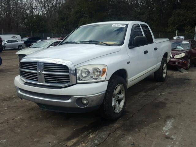 1D7HA18227S141877 - 2007 DODGE RAM 1500 S WHITE photo 2