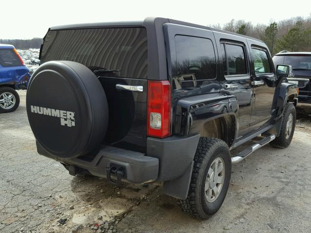 5GTDN136968187489 - 2006 HUMMER H3 BLACK photo 4