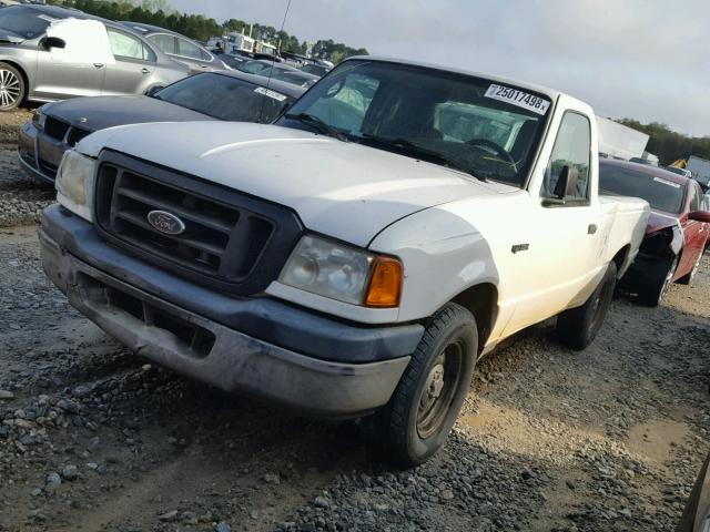 1FTYR10D95PA75375 - 2005 FORD RANGER WHITE photo 2