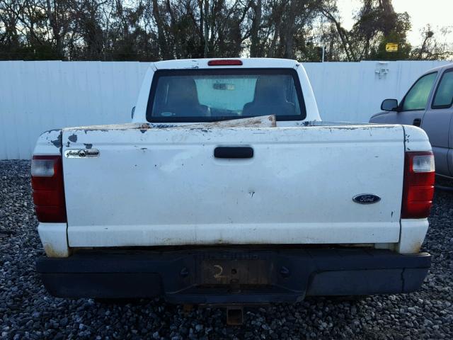 1FTYR10D95PA75375 - 2005 FORD RANGER WHITE photo 6