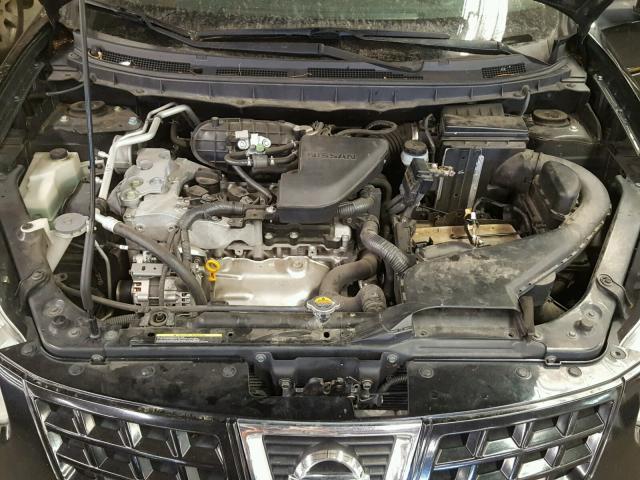 JN8AS58T39W045510 - 2009 NISSAN ROGUE S BLACK photo 7