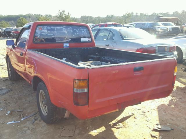 4TARN81A7PZ085712 - 1993 TOYOTA PICKUP 1/2 RED photo 3