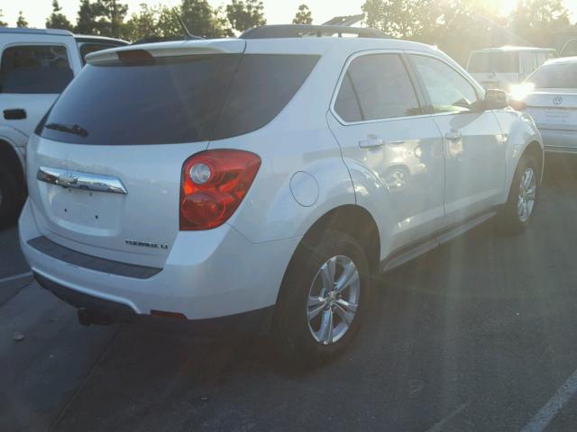 2GNALDEK1C1279259 - 2012 CHEVROLET EQUINOX LT WHITE photo 4