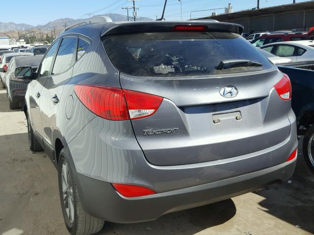 KM8JU3AG1EU857977 - 2014 HYUNDAI TUCSON GLS GRAY photo 3