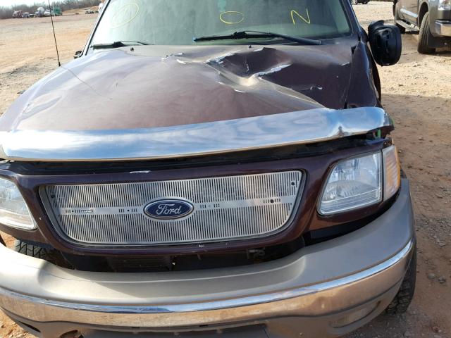 1FTRW08L33KD59601 - 2003 FORD F150 SUPER BURGUNDY photo 7