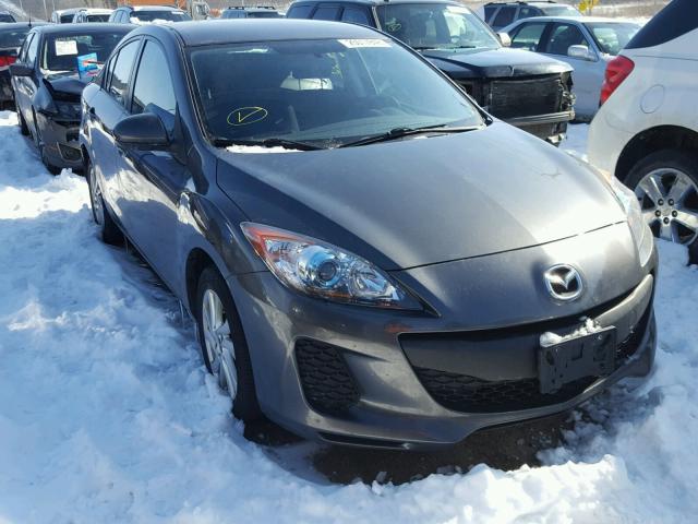 JM1BL1V70D1821739 - 2013 MAZDA 3 I GRAY photo 1