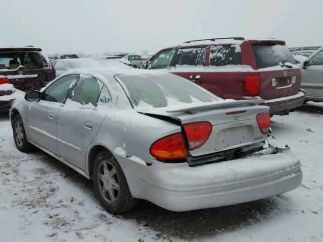 1G3NL52F44C113210 - 2004 OLDSMOBILE ALERO GL SILVER photo 3