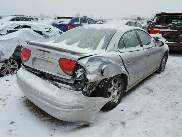 1G3NL52F44C113210 - 2004 OLDSMOBILE ALERO GL SILVER photo 4