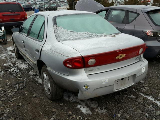 1G1JC52F157179988 - 2005 CHEVROLET CAVALIER SILVER photo 3