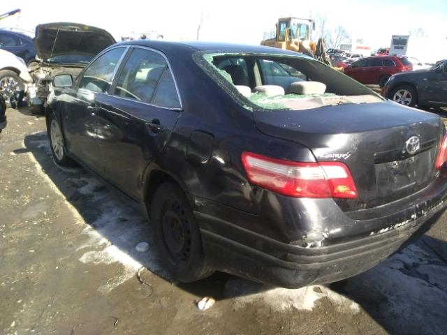 4T1BE46K98U792448 - 2008 TOYOTA CAMRY CE BLACK photo 3