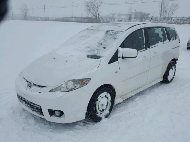 JM1CR293970162408 - 2007 MAZDA 5 WHITE photo 2