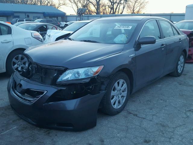 4T1BB46KX8U035437 - 2008 TOYOTA CAMRY HYBR GRAY photo 2