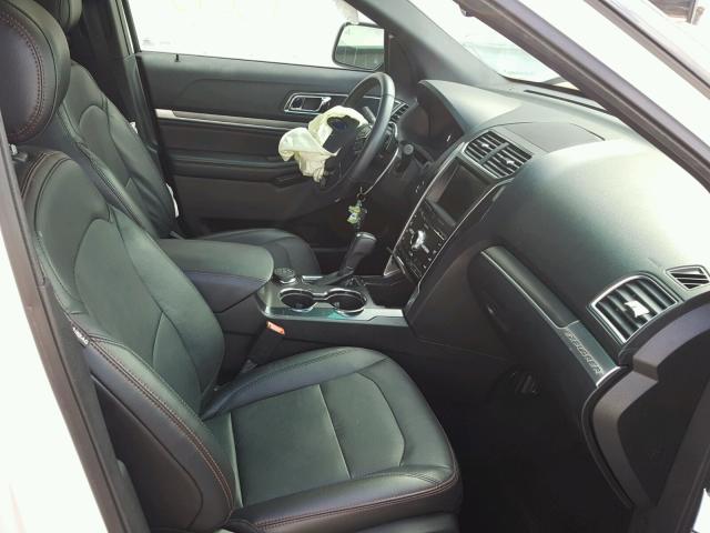 1FM5K8GT1GGD22240 - 2016 FORD EXPLORER S WHITE photo 5