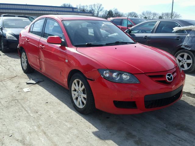 JM1BK32G471752724 - 2007 MAZDA 3 I RED photo 1