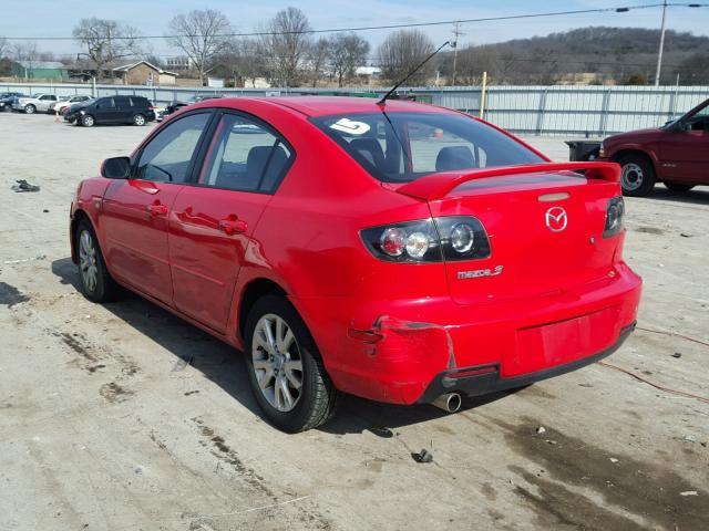 JM1BK32G471752724 - 2007 MAZDA 3 I RED photo 3