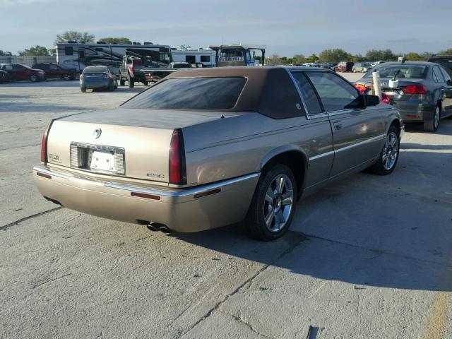 1G6EL12Y22B103906 - 2002 CADILLAC ELDORADO E BEIGE photo 4