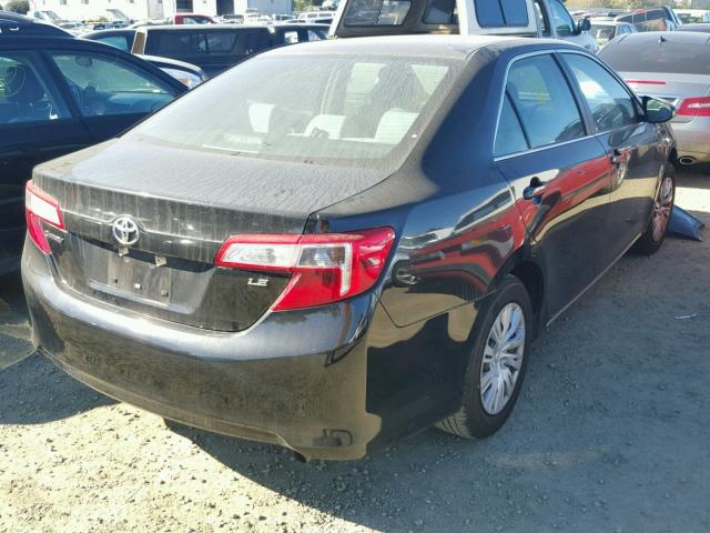 4T4BF1FK4ER436132 - 2014 TOYOTA CAMRY L BLACK photo 4