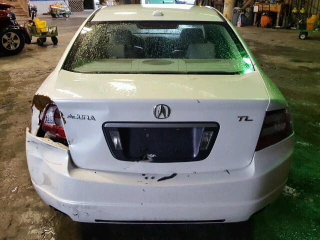 19UUA662X7A012446 - 2007 ACURA TL WHITE photo 9