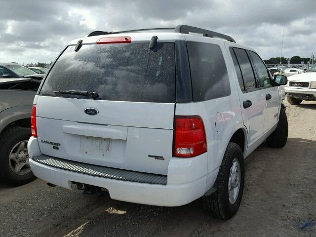 1FMZU63E45ZA57712 - 2005 FORD EXPLORER X WHITE photo 4