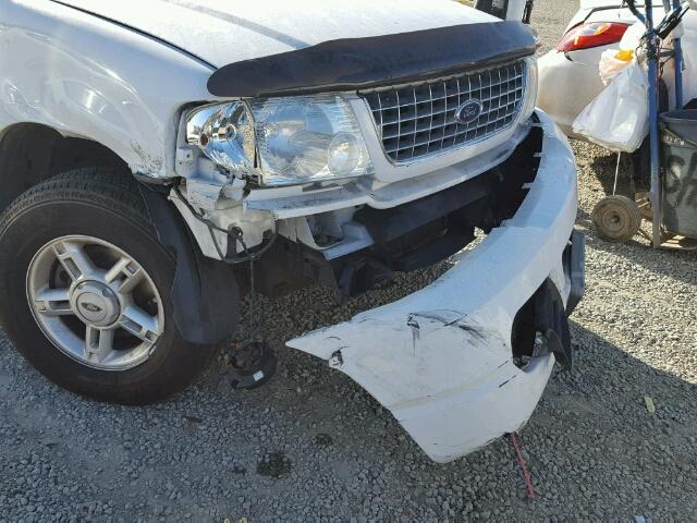 1FMZU63E45ZA57712 - 2005 FORD EXPLORER X WHITE photo 9