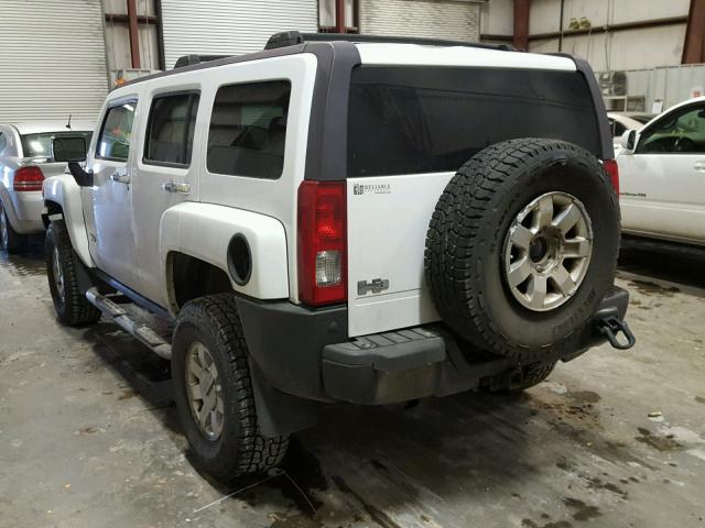 5GTDN136068225031 - 2006 HUMMER H3 WHITE photo 3