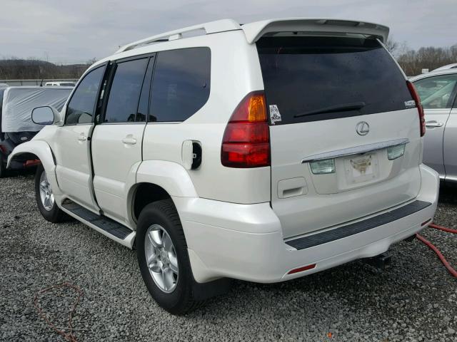 JTJBT20X760097387 - 2006 LEXUS GX 470 WHITE photo 3