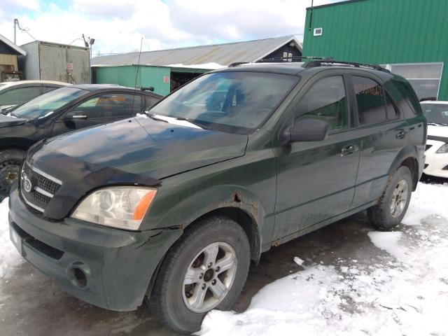 KNDJC733535120040 - 2003 KIA SORENTO EX GREEN photo 2