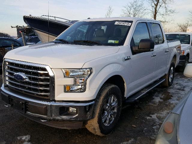 1FTEW1EF6FFC17999 - 2015 FORD F150 SUPER WHITE photo 2