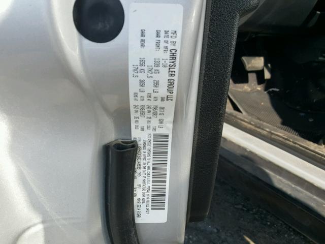 1J4RH4GK6AC140899 - 2010 JEEP COMMANDER ვერცხლისფერი ფოტო 10