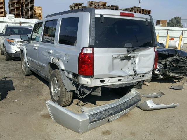 1J4RH4GK6AC140899 - 2010 JEEP COMMANDER SILVER photo 3