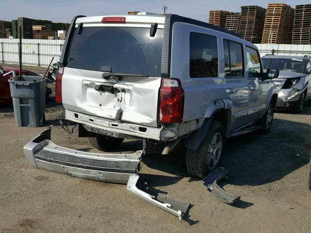 1J4RH4GK6AC140899 - 2010 JEEP COMMANDER ვერცხლისფერი ფოტო 4