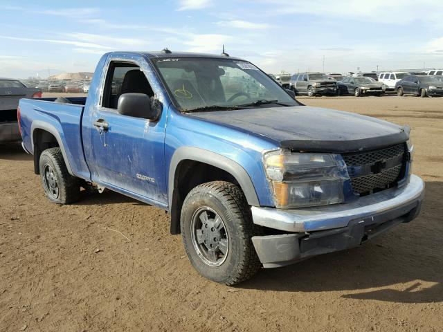 1GCDT146358187143 - 2005 CHEVROLET COLORADO BLUE photo 1