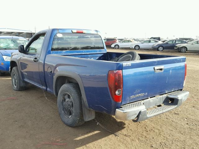 1GCDT146358187143 - 2005 CHEVROLET COLORADO BLUE photo 3