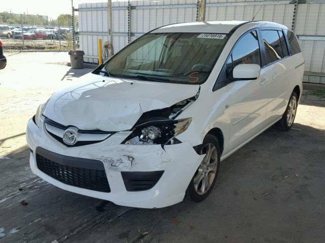 JM1CR293790339086 - 2009 MAZDA 5 WHITE photo 2