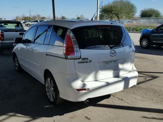 JM1CR293790339086 - 2009 MAZDA 5 WHITE photo 3