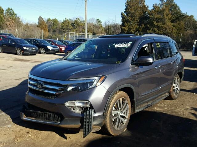 5FNYF6H0XGB045774 - 2016 HONDA PILOT ELIT GRAY photo 2