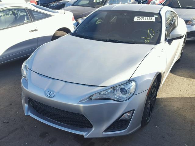 JF1ZNAA16D1721256 - 2013 TOYOTA SCION FR-S SILVER photo 2