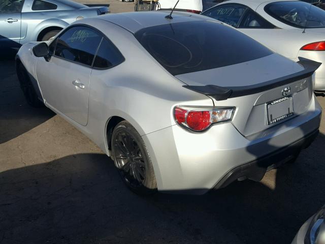 JF1ZNAA16D1721256 - 2013 TOYOTA SCION FR-S SILVER photo 3