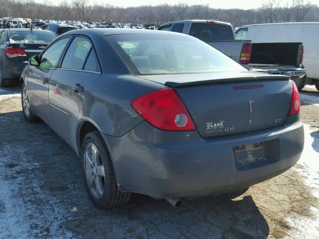 1G2ZH57N284166222 - 2008 PONTIAC G6 GT GRAY photo 3