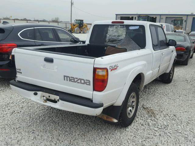 4F4YR16U32TM08316 - 2002 MAZDA B3000 CAB WHITE photo 4