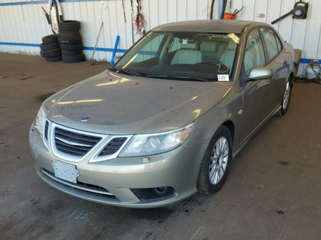 YS3FB49YX81102019 - 2008 SAAB 9-3 2.0T BEIGE photo 2