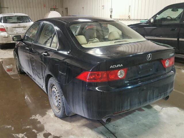 JH4CL95854C805986 - 2004 ACURA TSX BLACK photo 3